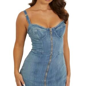 Guess Blue Denim Dress